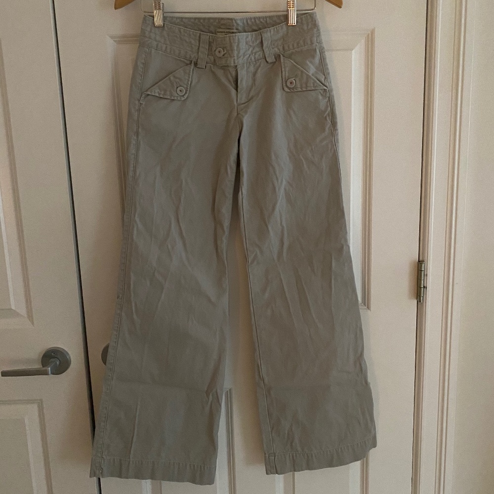 Banana Republic gray flare size 0 pant